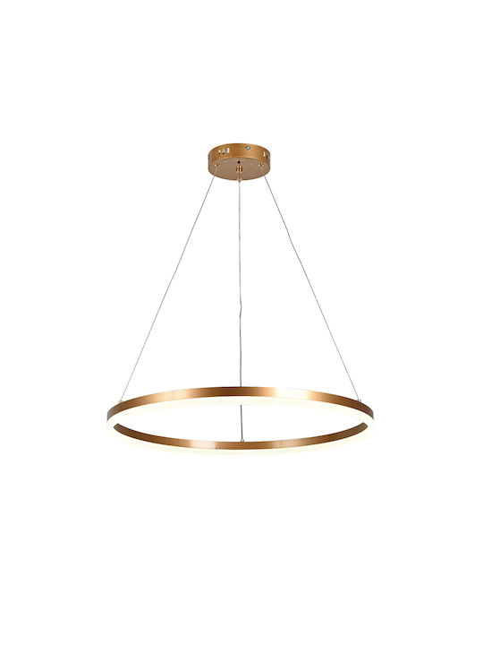 Inlight Κρεμαστό Φωτιστικό LED 6095-C-GOLDEN